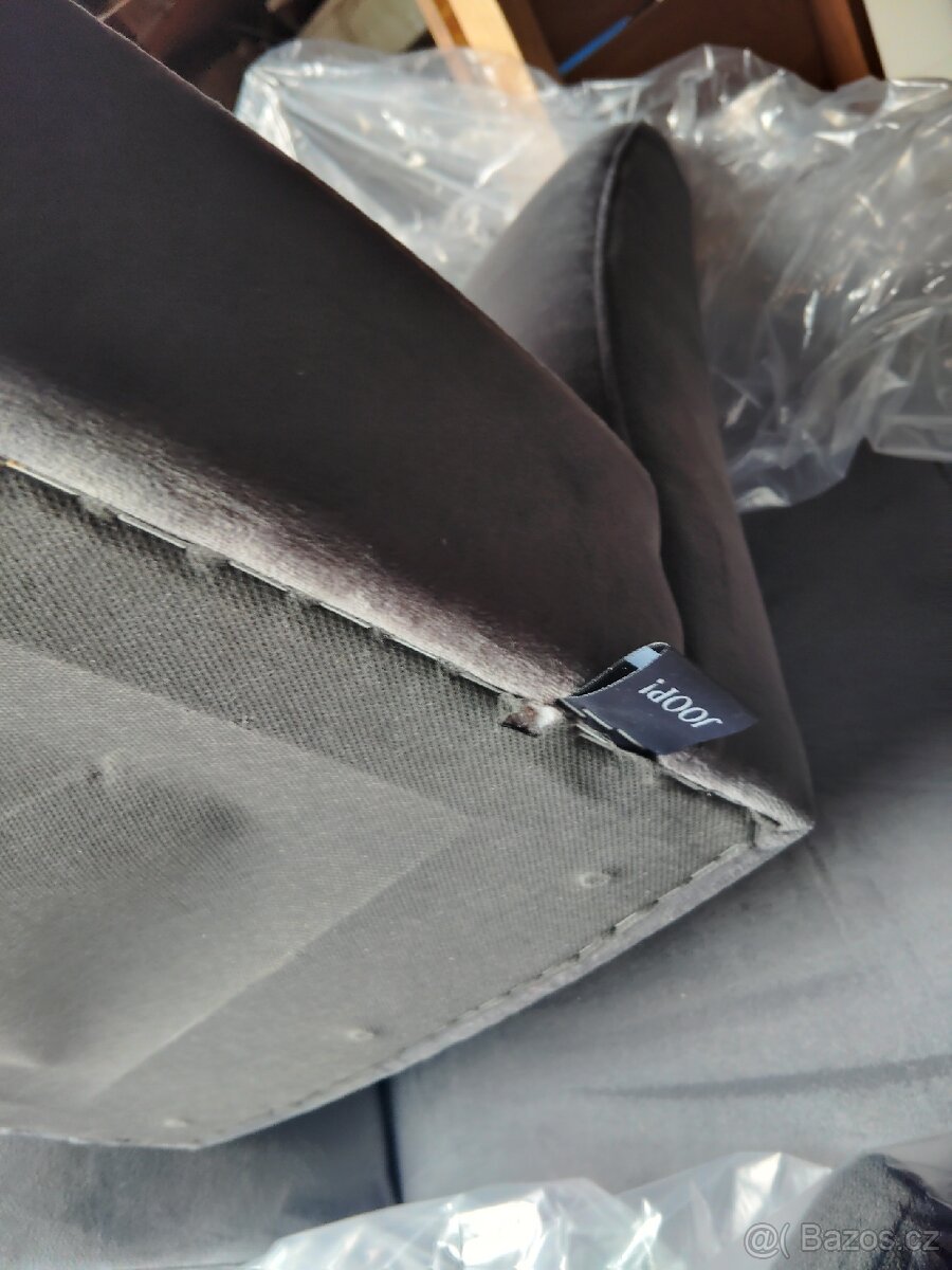 Podsedáky houpací židle JOOP nové–semiš, 2 ks
- 3