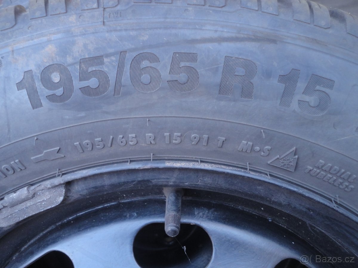 škoda octavia 1,9 Tdi- zimni pneu i s disky - 3