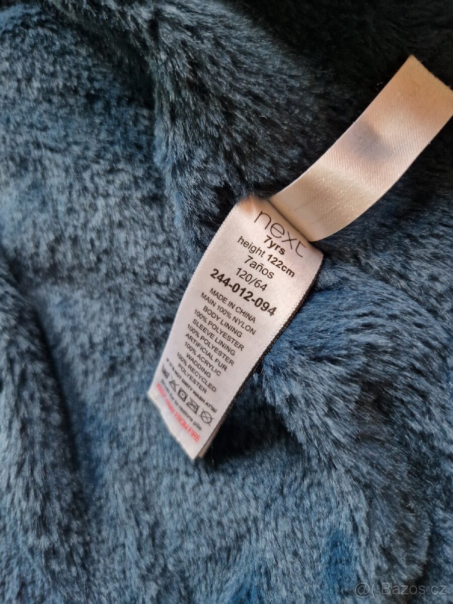 Zimní podzimní bunda, křivák vel.128 - 3