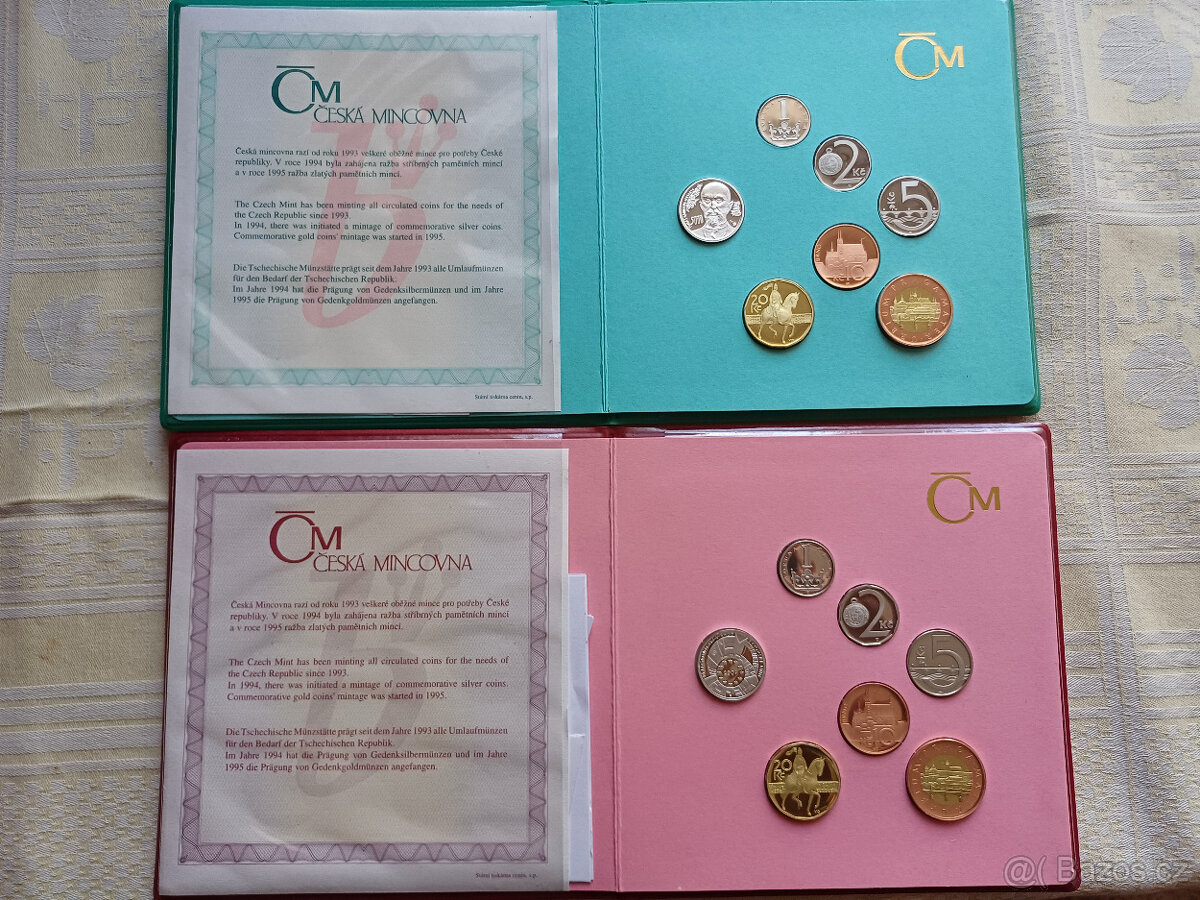 Sada obeznych minci cr 2009 2010 proof - 3