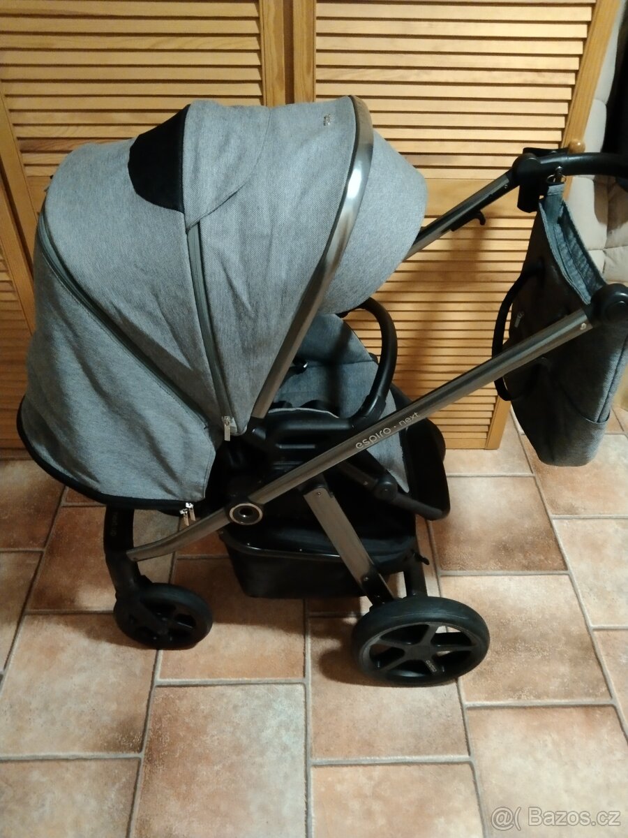 Kočárek Espiro Next Up Chrome 607 Gray Shades - 3