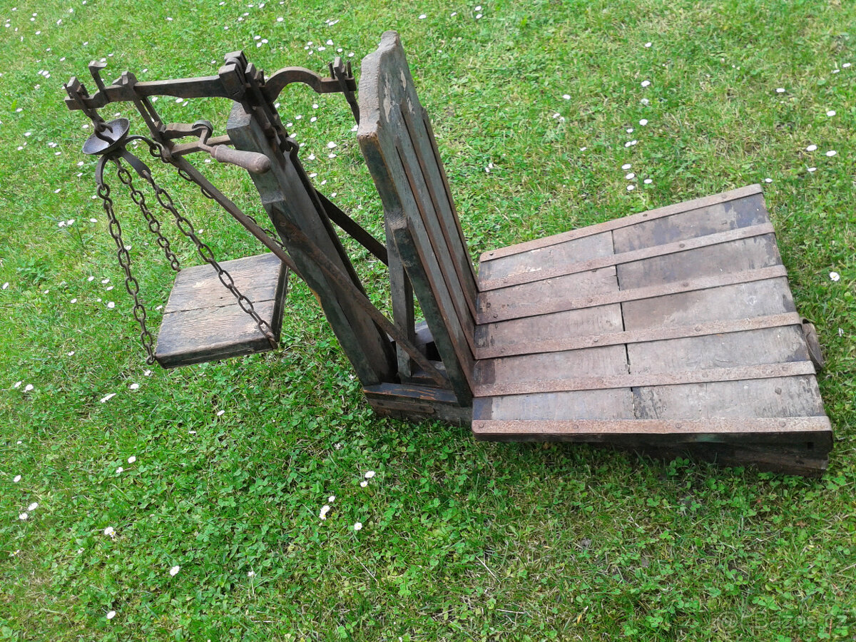 váha stará krásná dekorace - 3