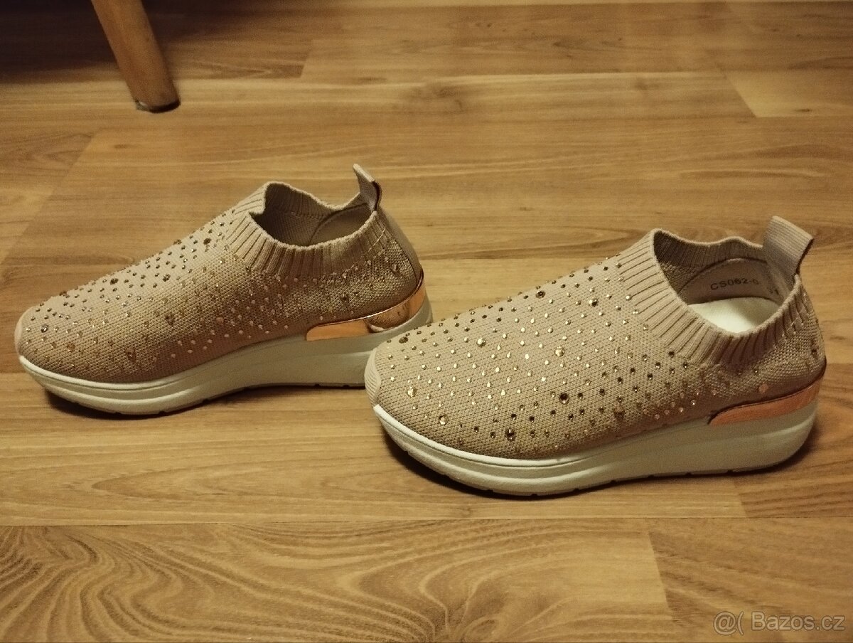 Dívčí třpytivé tenisky růžové 31 - 3