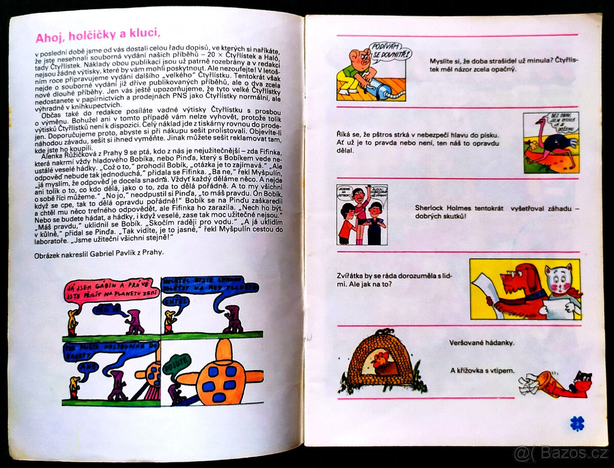 ČTYŘLÍSTEK č. 156/1988 DUCH, JSI TU? - 3