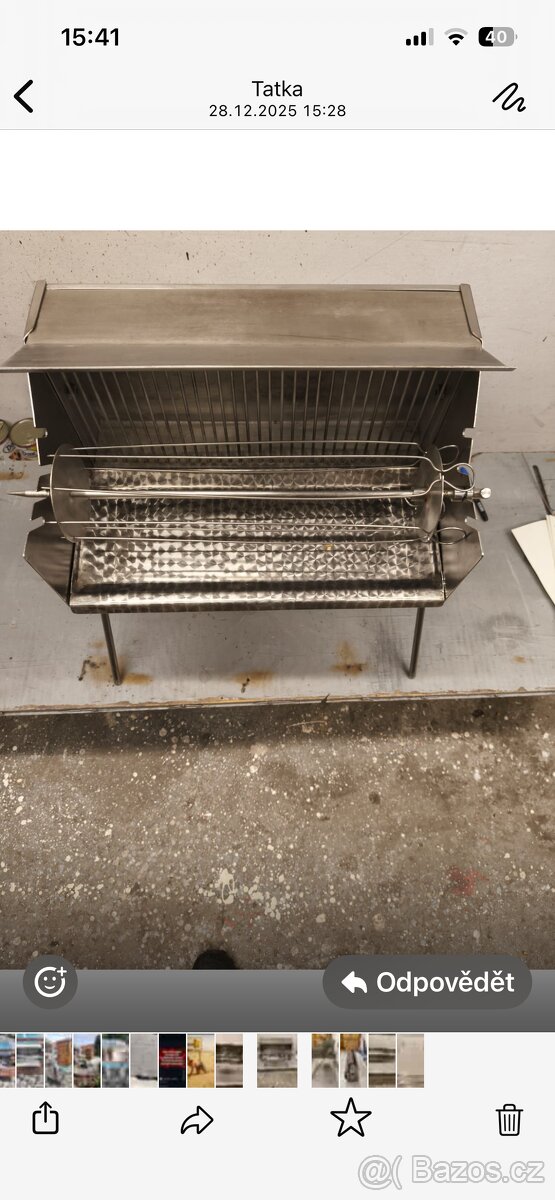 Nerezový skládací gril. - 3