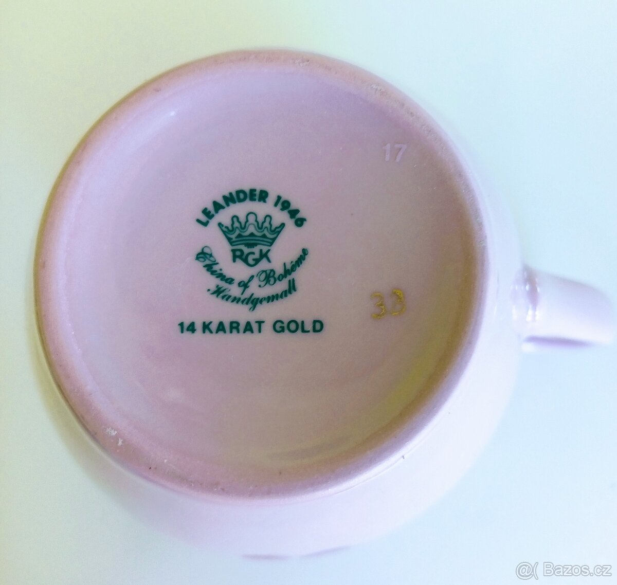 Starožitný růžový porcelán - 3