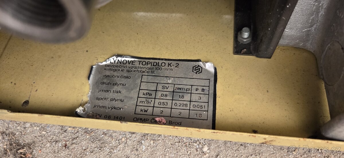 Plynove topidlo karma - 3