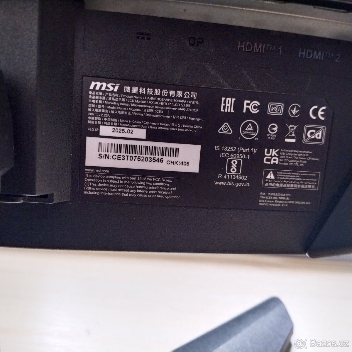 Herní monitor MSI - 3