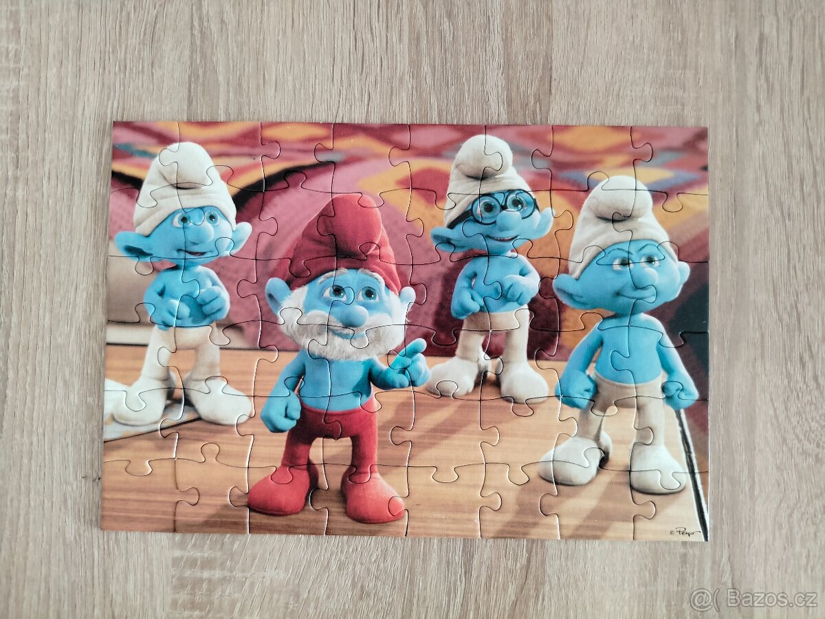 Puzzle Šmoulové, 2x48 ks - 3