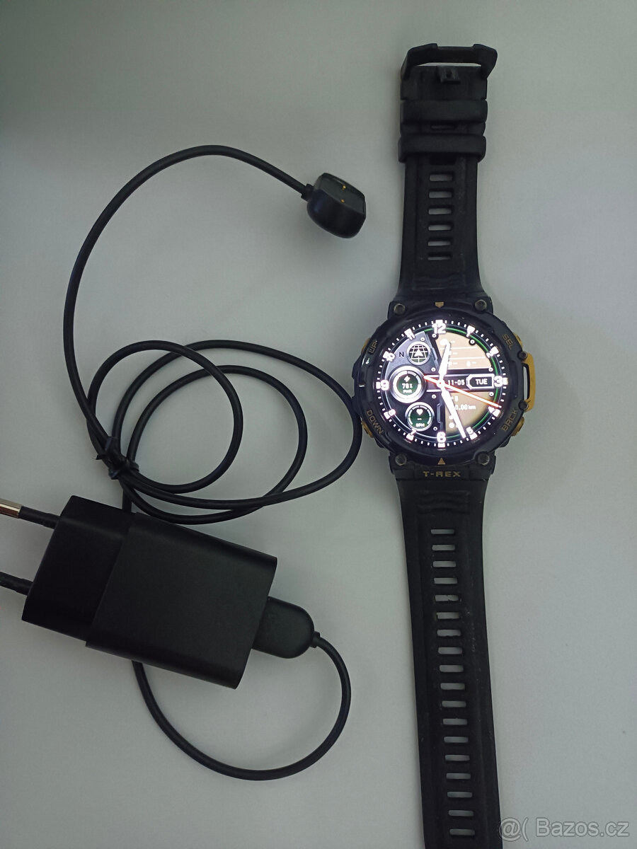 Chytré hodinky Amazfit T-Rex 2 A2170, originál nabíječka - 3