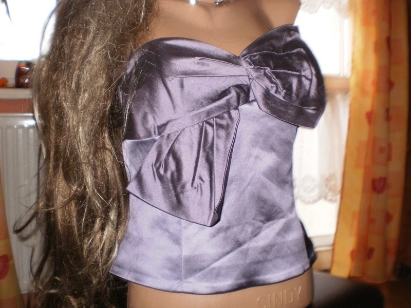 plesovy# korzet#spolecensky # saten# masle# UK 10 - 3