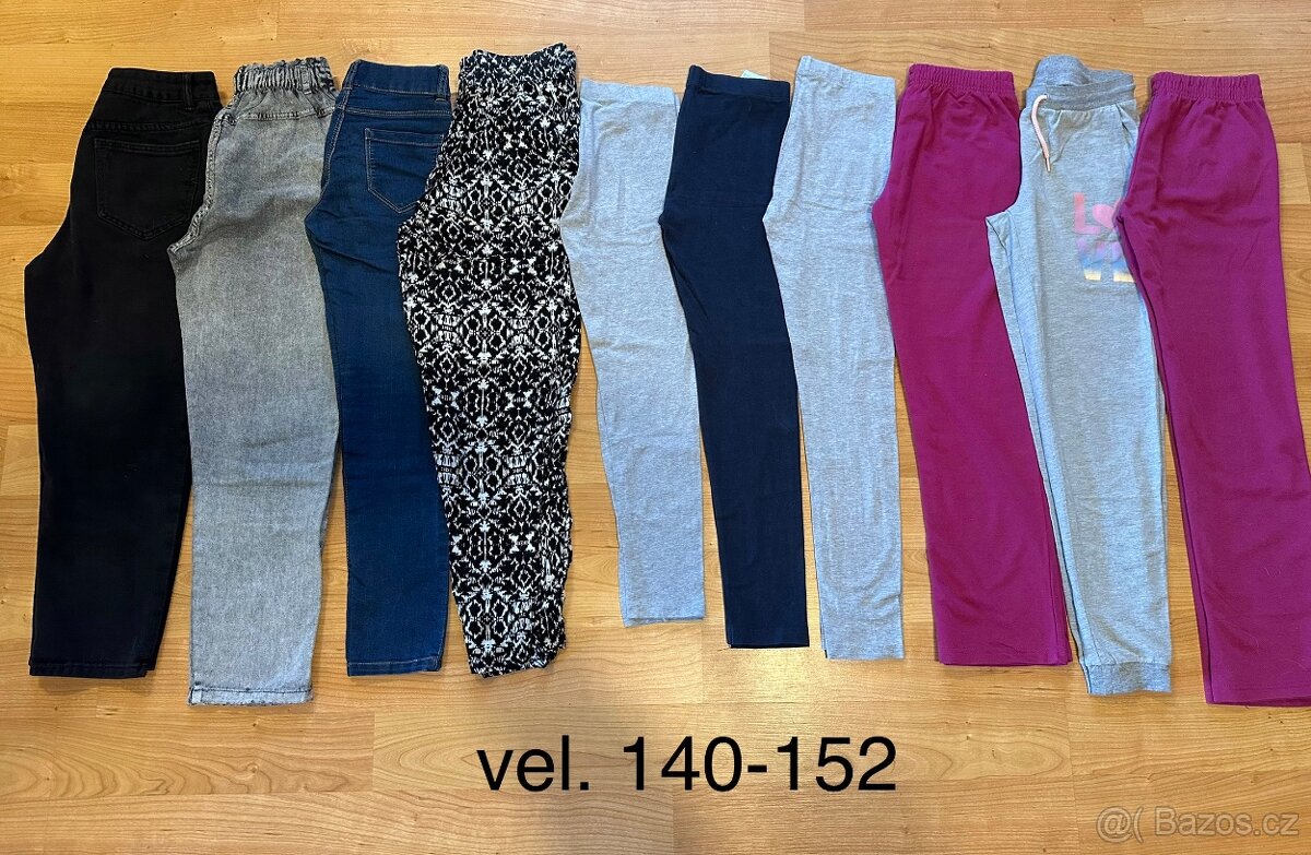 Kalhoty, tepláky, legíny dívčí - 3