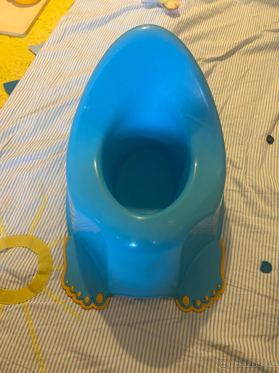 2xdětské WC prkénko, nočník a stupátko ikea - 3