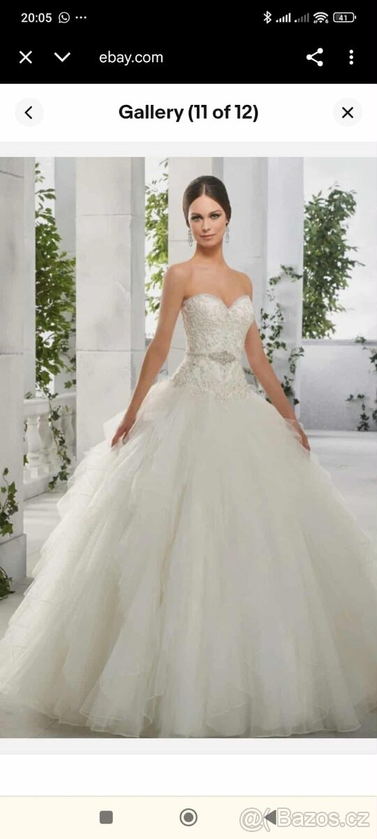 svatebni šaty z vleckou - 3
