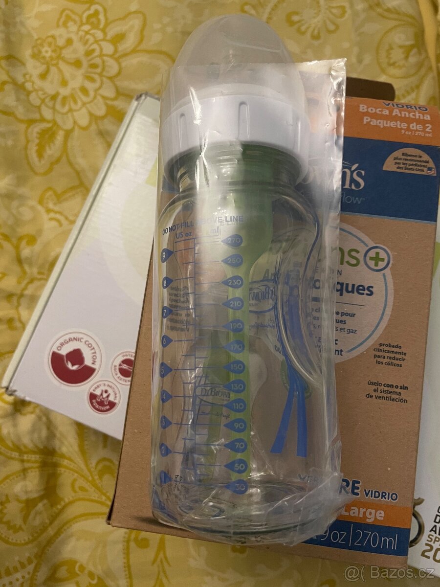 Elektrická odsávačka a skleněná láhev Dr Brown - 3