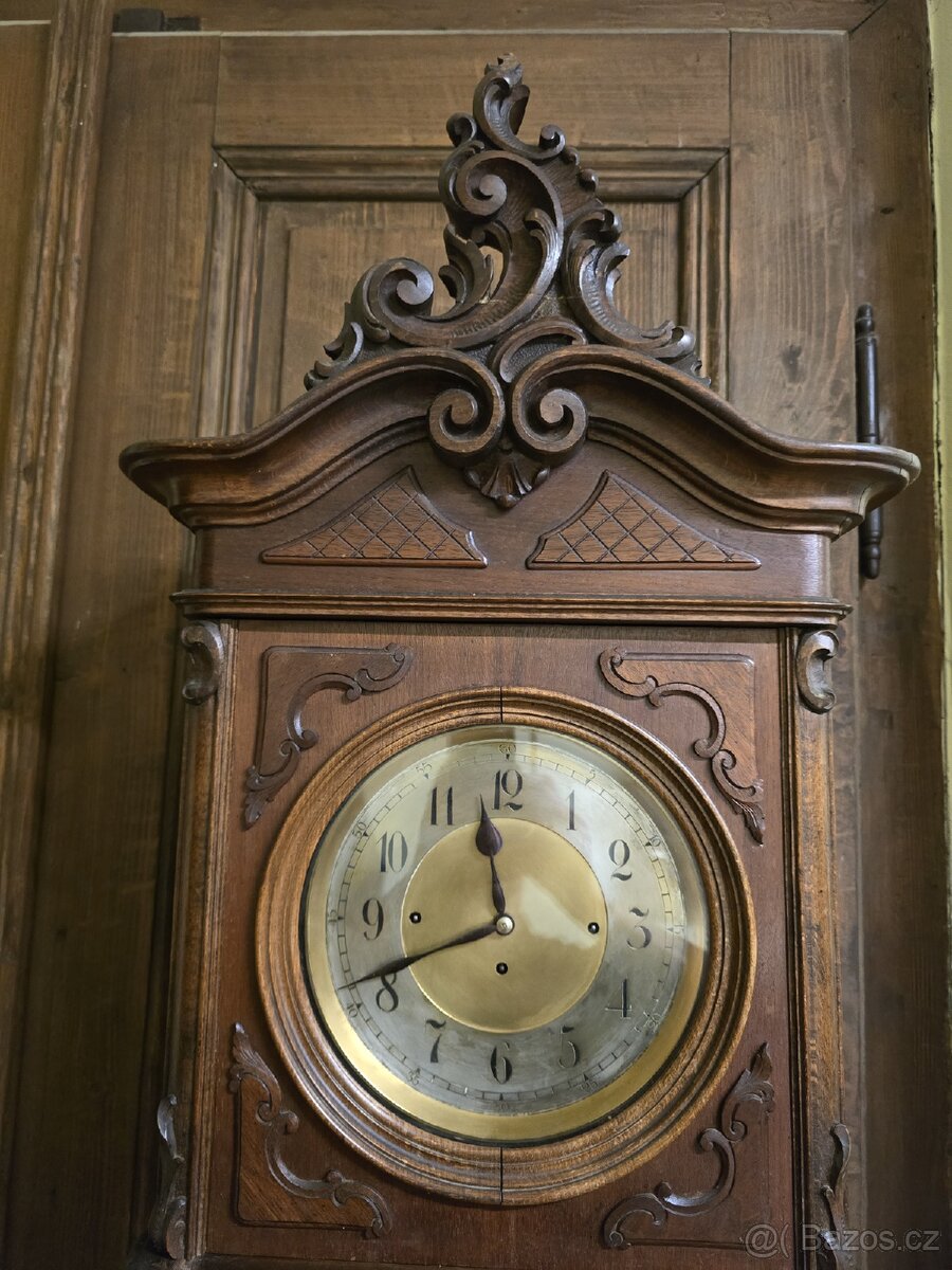 VÍDEŇSKÉ BAROKO,3ZÁVAŽOVÉ PODLAHOVÉ HODINY - 3
