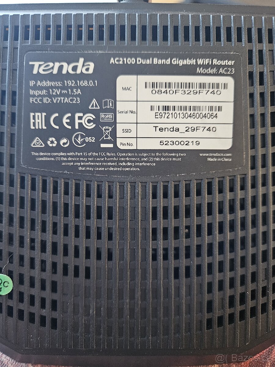 5G WiFi router Tenda AC23, AC2100 - 3