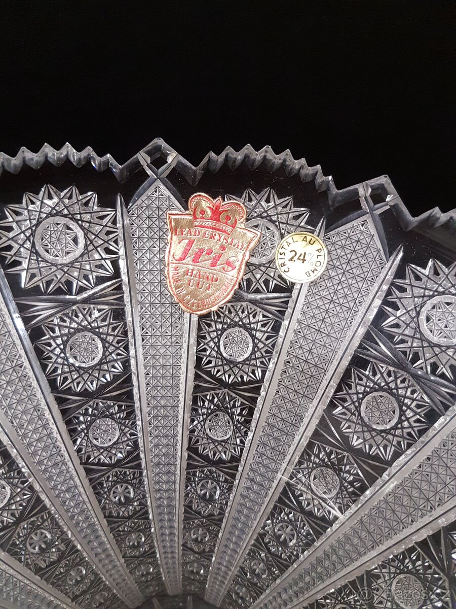 Váza "Iris" broušené sklo - 3