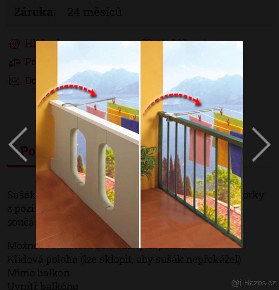 Sušák na prádlo Ring - 3