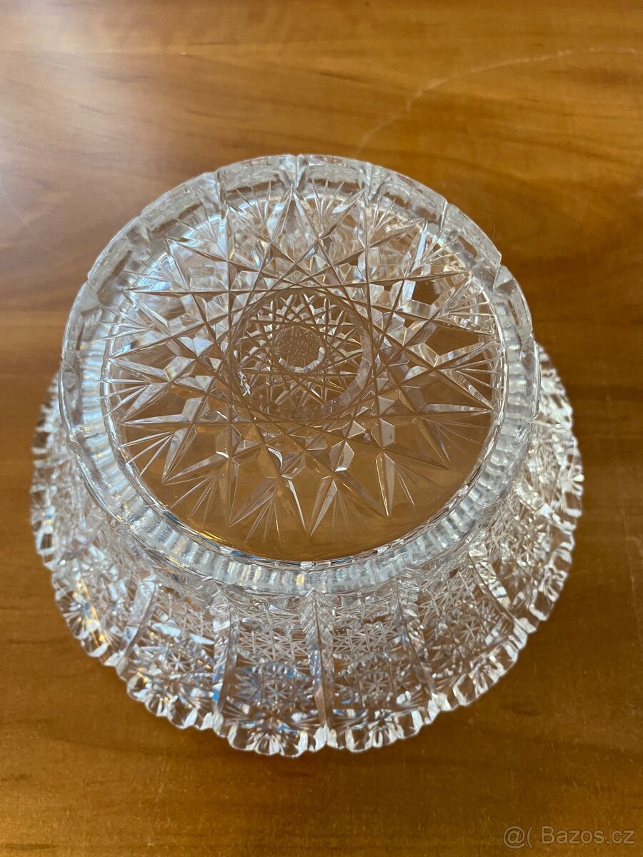 Stará broušená mísa - 3