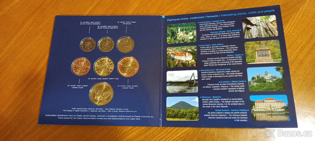 Sada oběžných mincí 2021 Ústecký kraj stand - 3