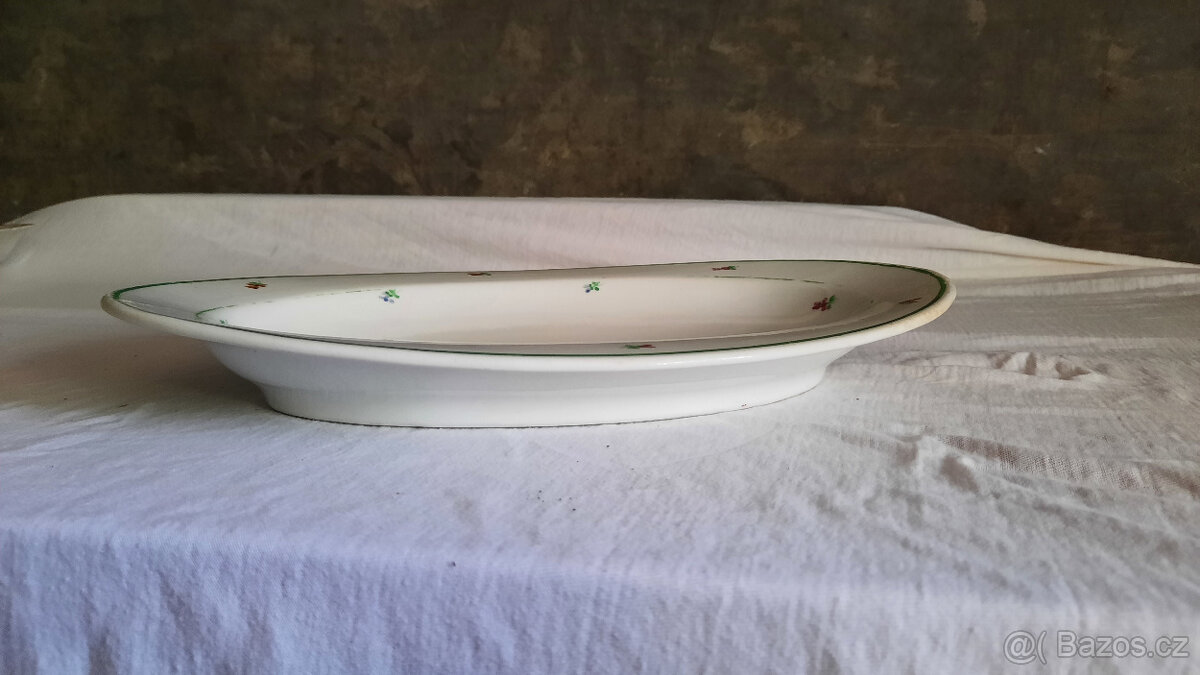 Oválná porcelánová mísa - 3