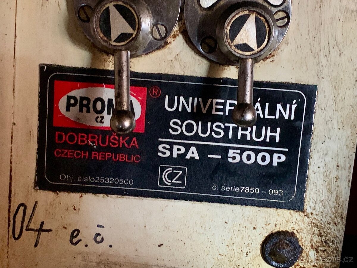 Soustruh PROMA SPA-500P - 3