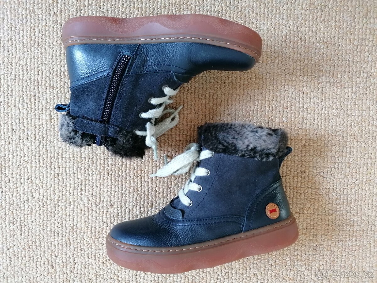 Tmavě modré kotníkové zimní boty Camper, v. 29 - 3