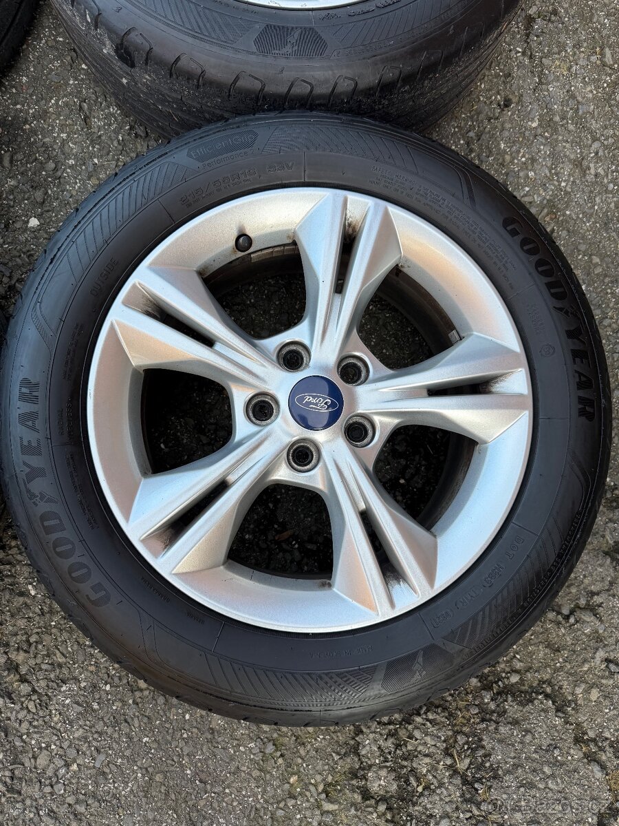 Letní sada alu kol Ford 5x108 215/55R16 originál - 3