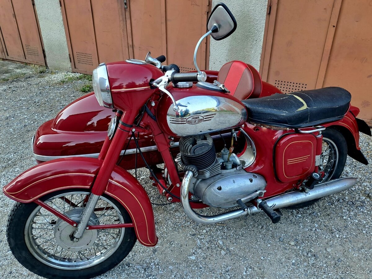 Jawa 250 + sidecar Velorex 560 - 3