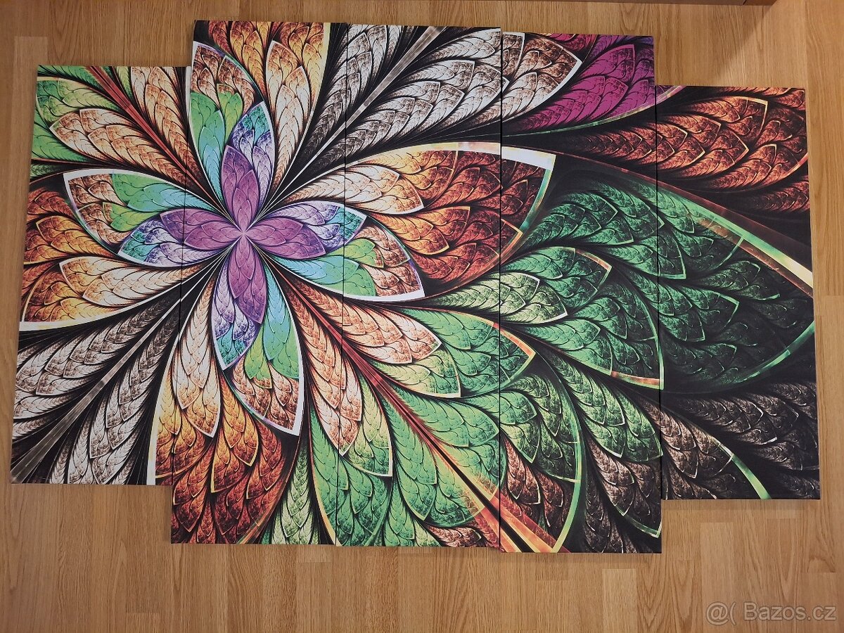 Skládaný obraz 5 dílů 1,5 x 1 m - 3