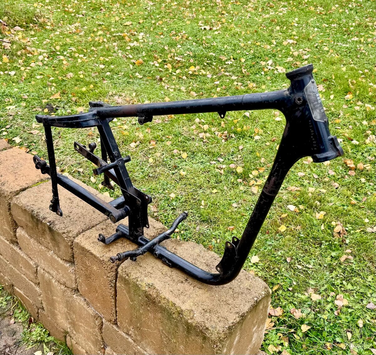 ČZ 125 453 - rám se štítkem rok 1961 - 3