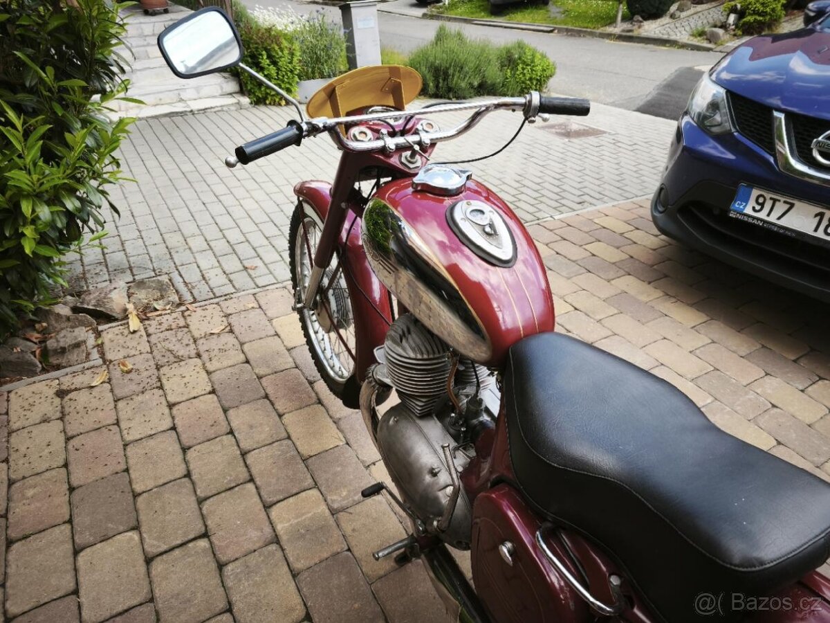Prodám čs.sport. motocykl Jawa 350/554-Libeňák s CZ doklady - 3