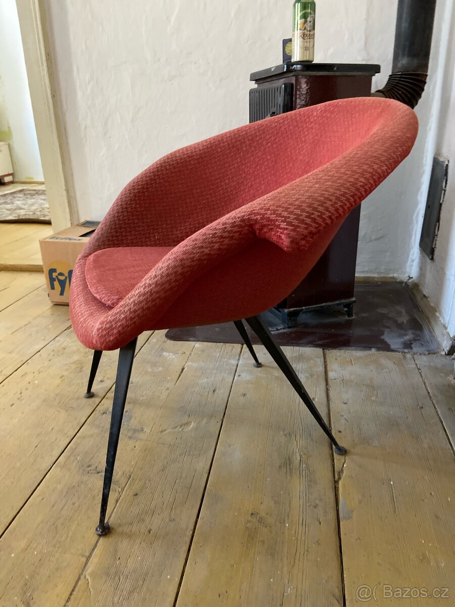 Retro křeslo Brusel – 60. léta - 3