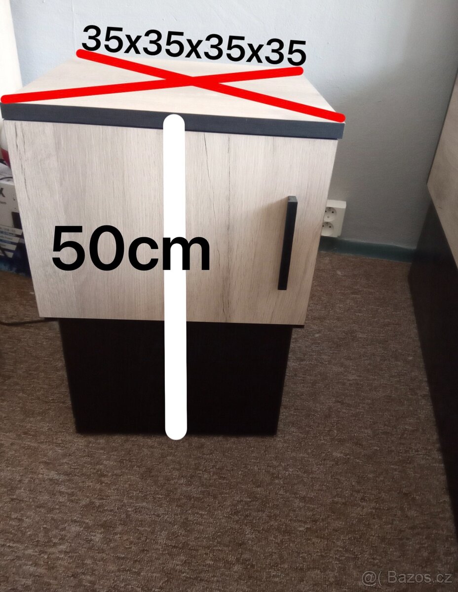 MANŽELSKÁ POSTEL - DVOJPOSTEL + noční stolky - 3