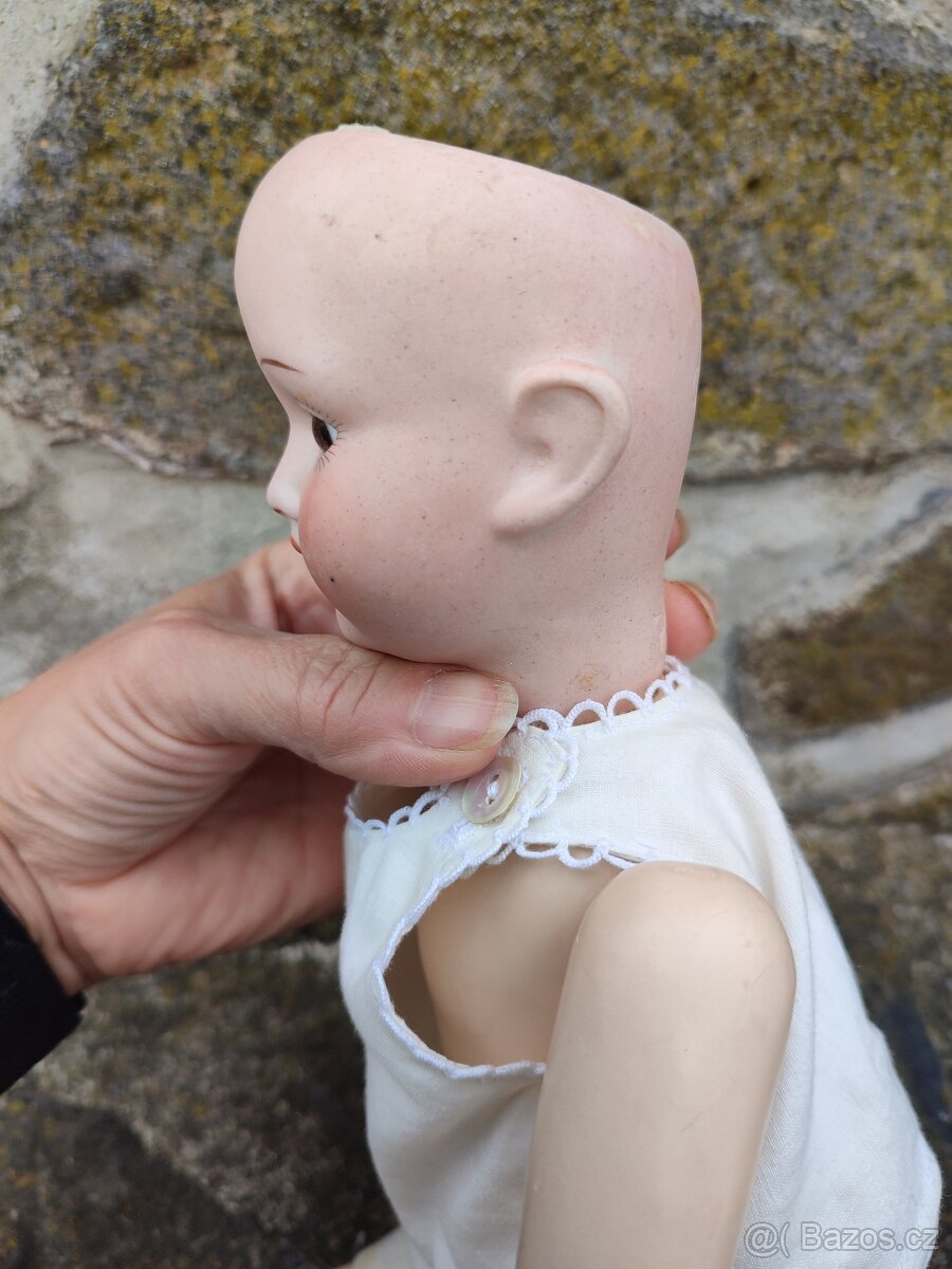 Panenka porcelán,kloubové tělo - 3