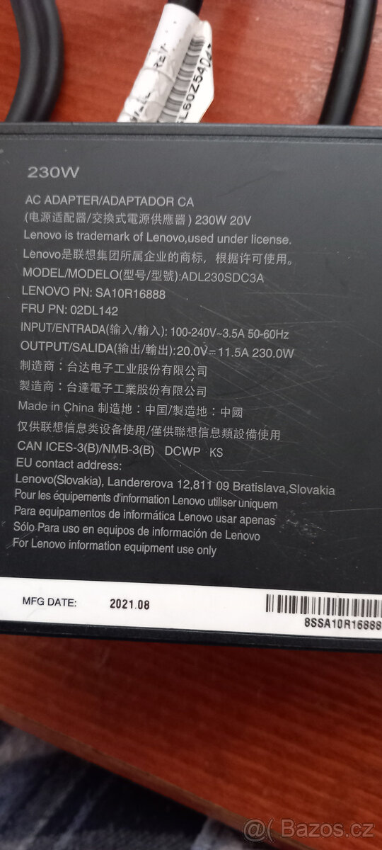 Napájecí zdroj Lenovo - 3