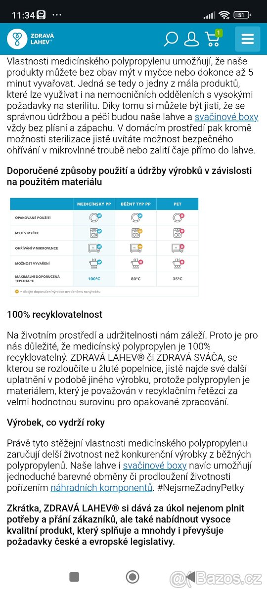 Zdravá láhev 0,5l - 2x - 3