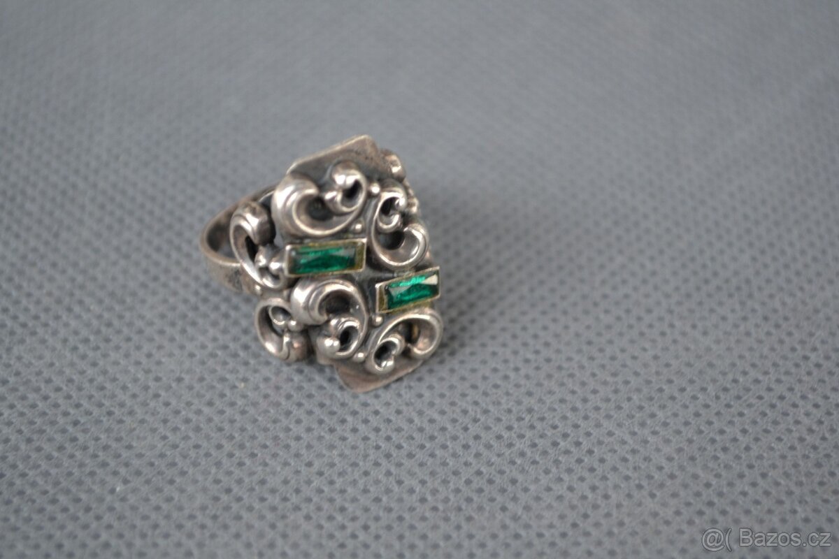 Nádherný starožitný prsten - 3