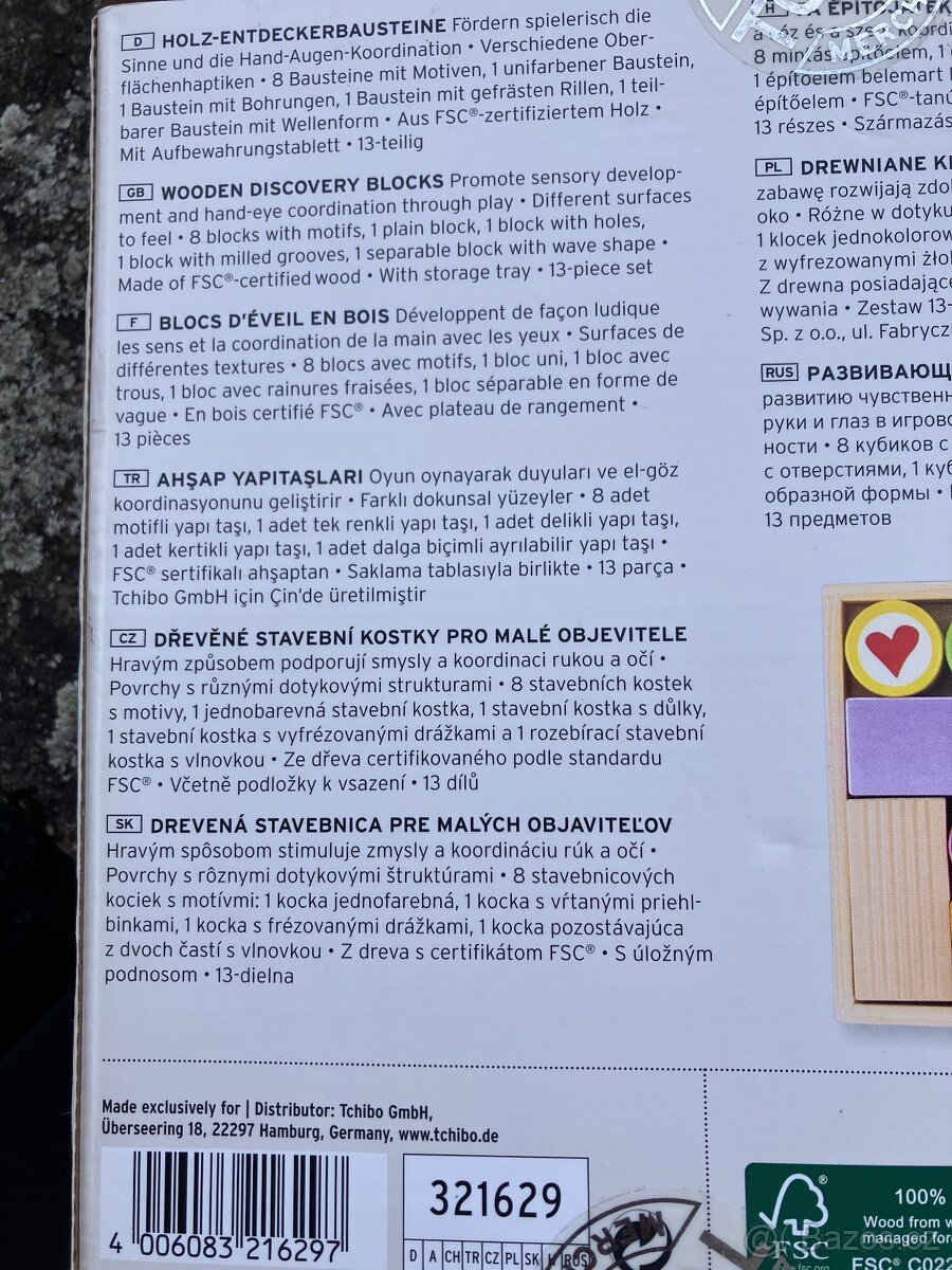 Dřevěné hrací kostky - 3