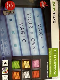 EASYmaxx LED světelný box písmena světelný box - 3