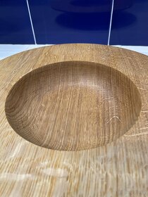 Prodám ručně vyrobenou mísu z dubového dřeva | 30cm - 3
