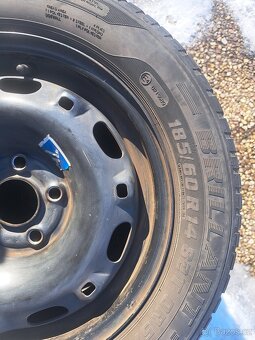 Pechové disky+pneu 185/60 r14 - 3
