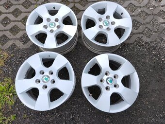 ALU disky originál Škoda 5x112 R15 - 3