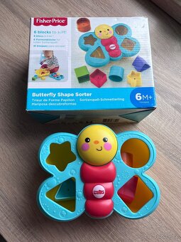 Vkladacka motýl fisher price - 3