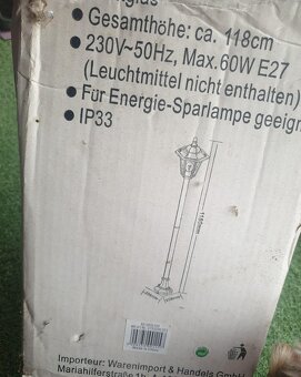 Stojací venkovní lampa Lumina - 3