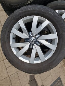 Alu kola vw 5x112 r16 6,5j et41zimni pneu 215/60/16 - 3
