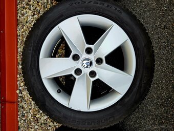 5x112 R16 originál Škoda Octavia 3, letní Pirelli 205/55 R16 - 3