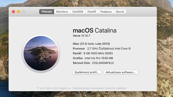 Apple iMac 21.5" Late 2K13 - 3