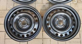 SADA PLECHOVÝCH DISKŮ OPEL MERIVA A, FIAT GRANDE PUNTO 15" - 3